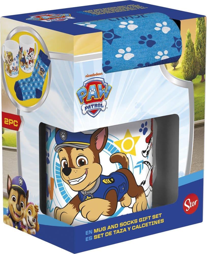 Paw Patrol Mugg och Strumpor Set Ikoner