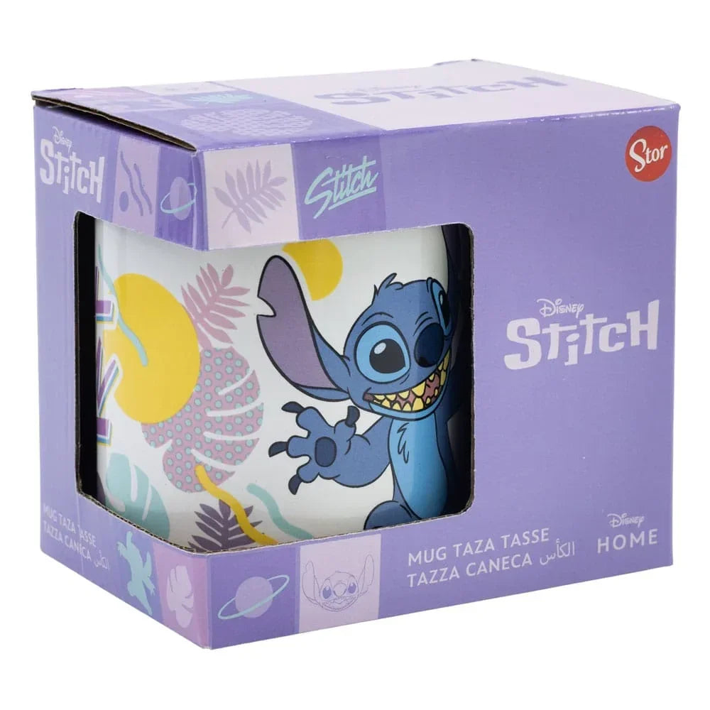 Lilo & Stitch Mug med Hawaiiansk Blomma 325 ml Stor