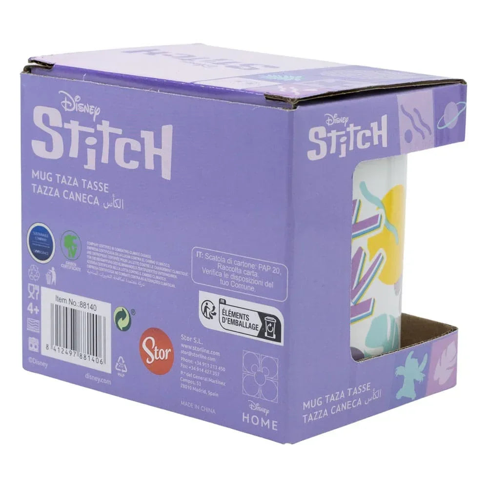 Lilo & Stitch Mug med Hawaiiansk Blomma 325 ml Stor