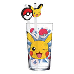 Pokémon Glas Tumbler med Sugrör Pikachu 485 ml Stor
