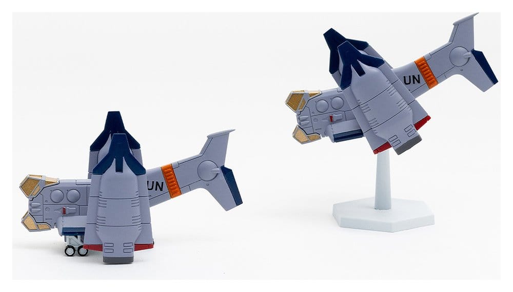 Rebuild of Evangelion SYUTO Tiny Scale Plastic Model Kit UNAF Close Air Support VTOL Aircraft YAGR-3B 5 cm