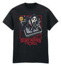 Steven Rhodes T-Shirt Scary Movies And Chill Black Size XXL