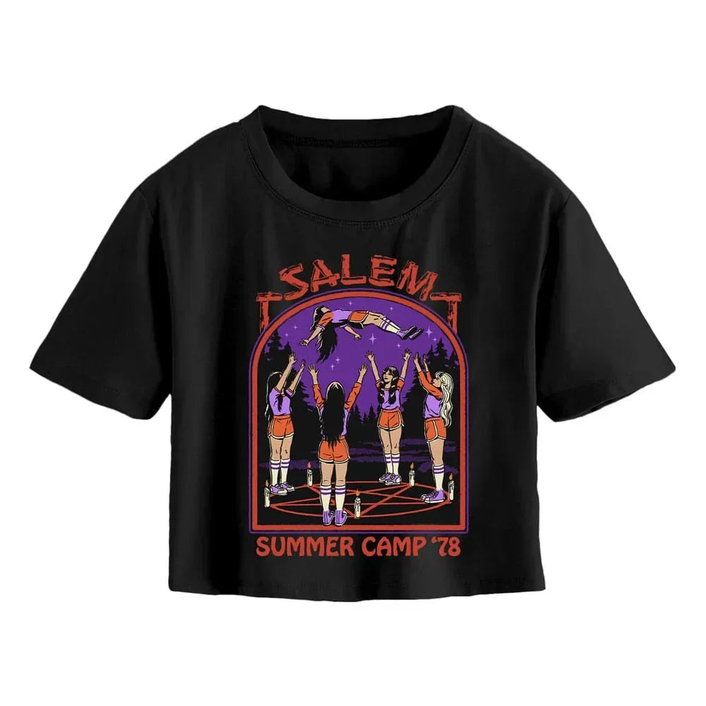 Steven Rhodes Cropped T-Shirt Salem Summer i Storlek M Heroes Inc