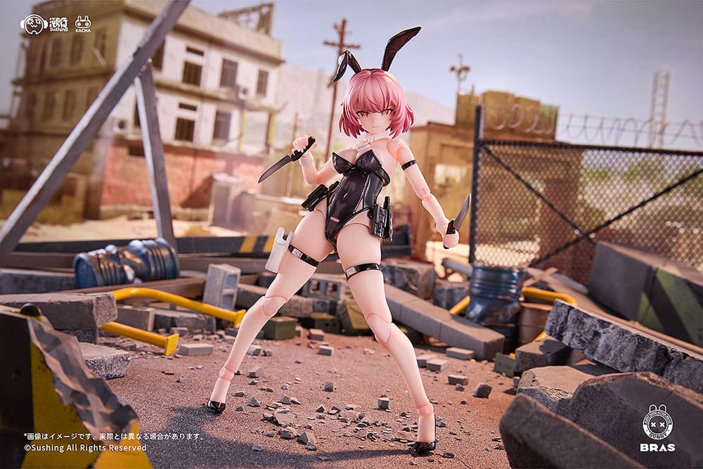 Bunny Rapid Action Squad Action Figur 1/12 Commando Belka 16 cm Sushing