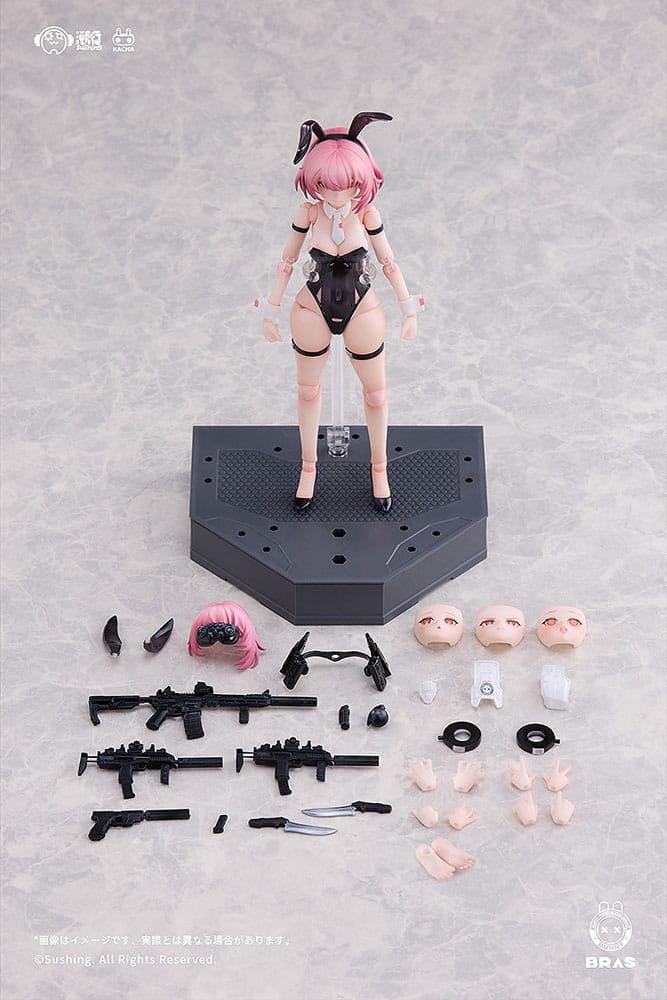 Bunny Rapid Action Squad Action Figur 1/12 Commando Belka 16 cm Sushing