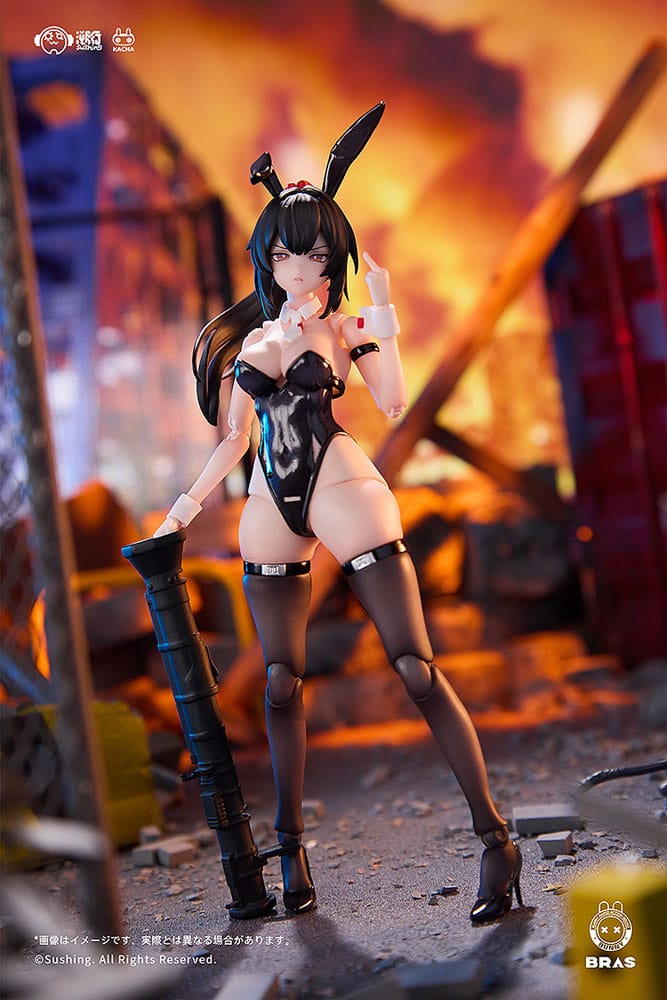 Bunny Rapid Action Squad Action Figur 1/12 Attacker Runa 16 cm Sushing