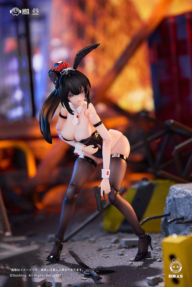 Bunny Rapid Action Squad Action Figur 1/12 Attacker Runa 16 cm Sushing