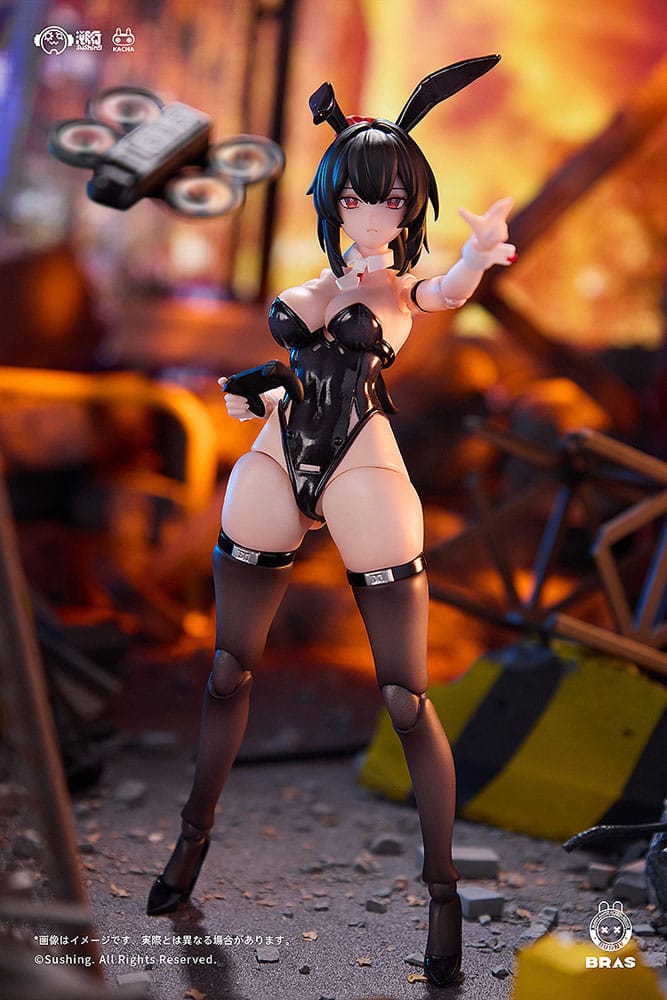 Bunny Rapid Action Squad Action Figur 1/12 Attacker Runa 16 cm Sushing