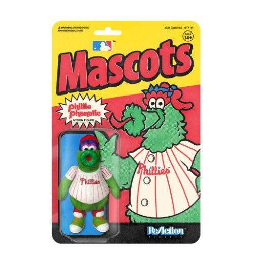 MLB Mascot ReAction Action Figure Philadelphia Phillies Phillie Phanatic 10 cm Super7