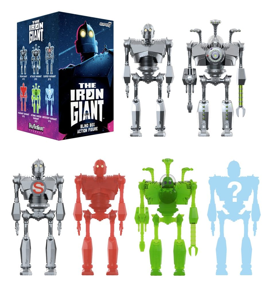 The Iron Giant Action Figurr Wave 01 Blind Box Display (12)