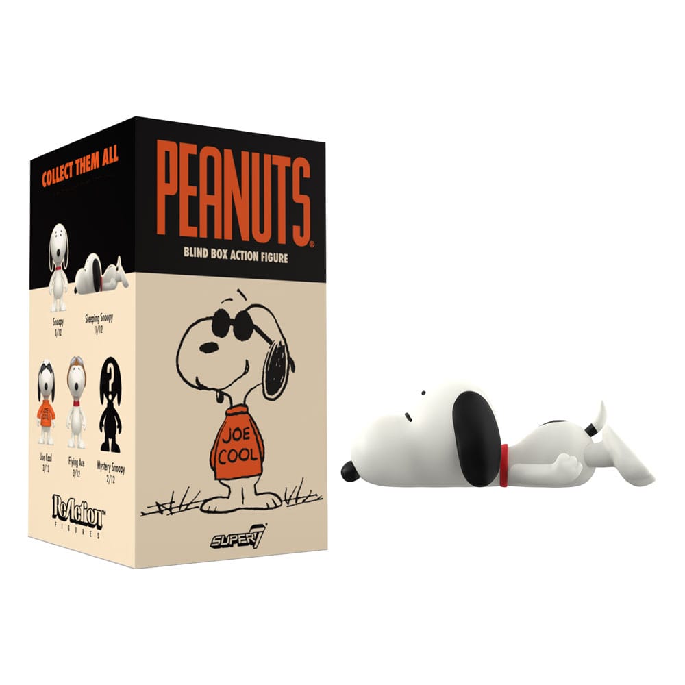 Peanuts ReAction Actionfigur 10 cm Wave 06 Så Många Snoopies! Blind Box Display (12) Super7