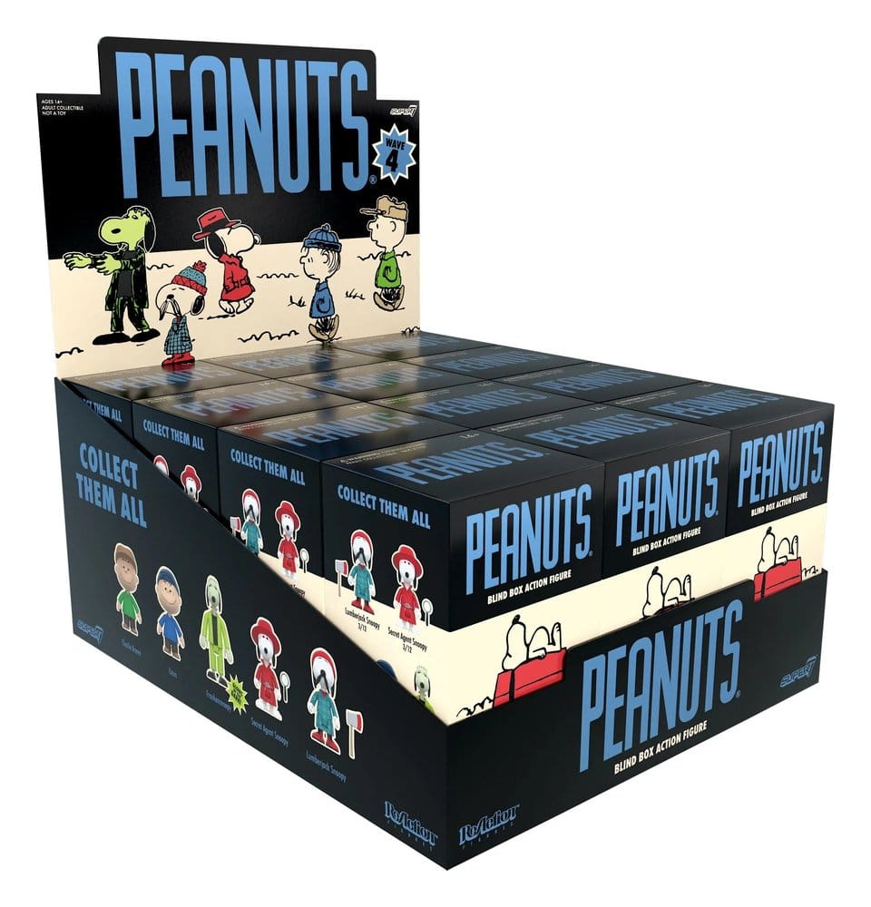 Peanuts Figur Blind Box Våg 4 Display (12 st)