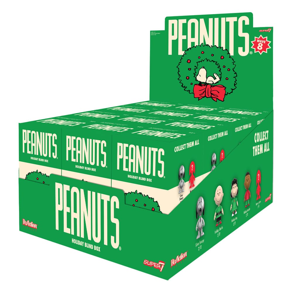 Peanuts ReAction Actionfigur 10 cm Wave 08 Semester Blind Box Display (12) Super7
