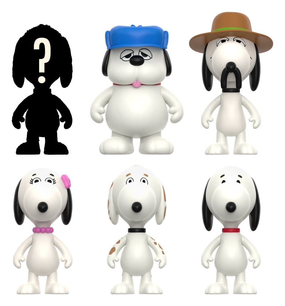 Peanuts ReAction Action Figurr Snoopy's Siblings Wave 10 Blind Box 10 cm Display (12)