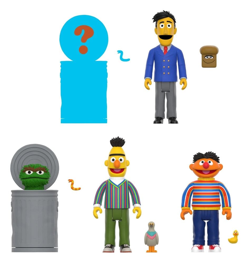 Sesame Street Action Figur Blind Box Wave 3 Display 23 cm
