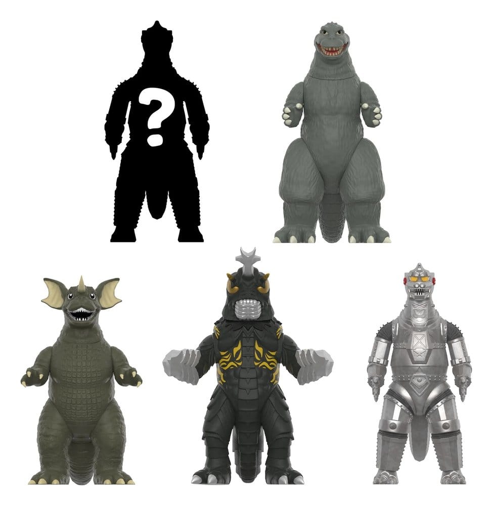 Godzilla Toho (Monster Island) Action Figur Blind Box Wave 7 Display (12)