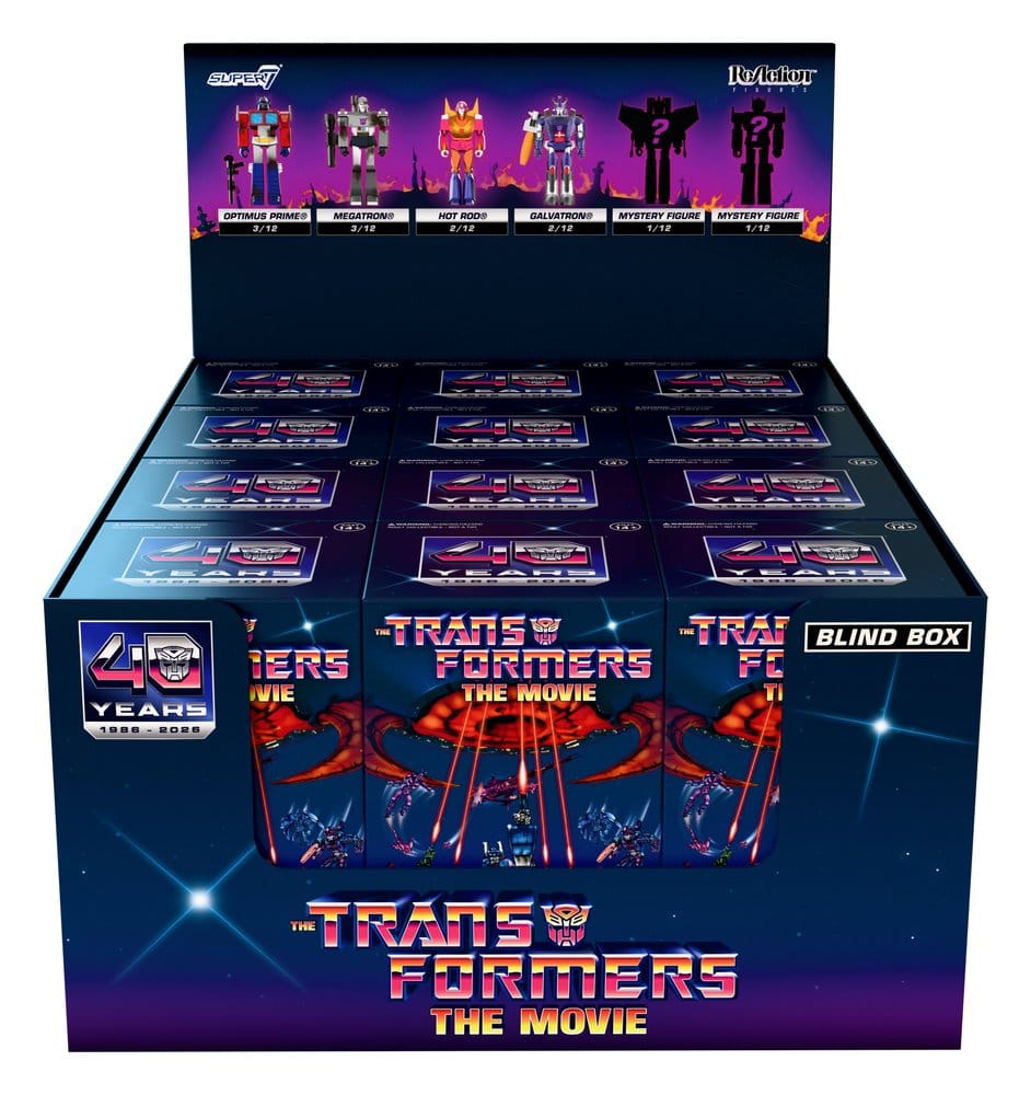 Transformers ReAction Action Figures Wave 05 The Movie Blind Box 10 cm Display (12)