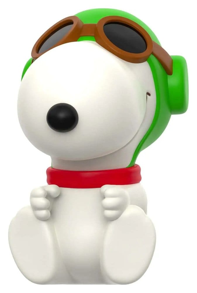 Vintage Peanuts Fun! Fun! Mini Figur Snoopy (Grön Hatt Flygare)