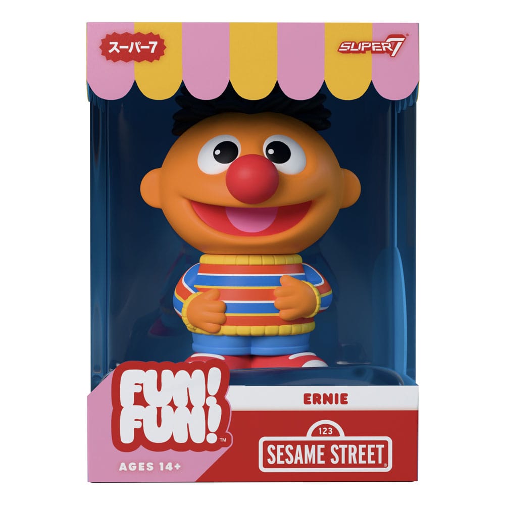 Sesame Street SKOJ! SKOJ! Vinyl Action Figur Vågor 02 Ernie 13 cm Super7