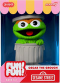 Sesame Street Rolig! Rolig! Mjuk Vinylfigur Våg 01 - Oscar the Grouch 18 cm