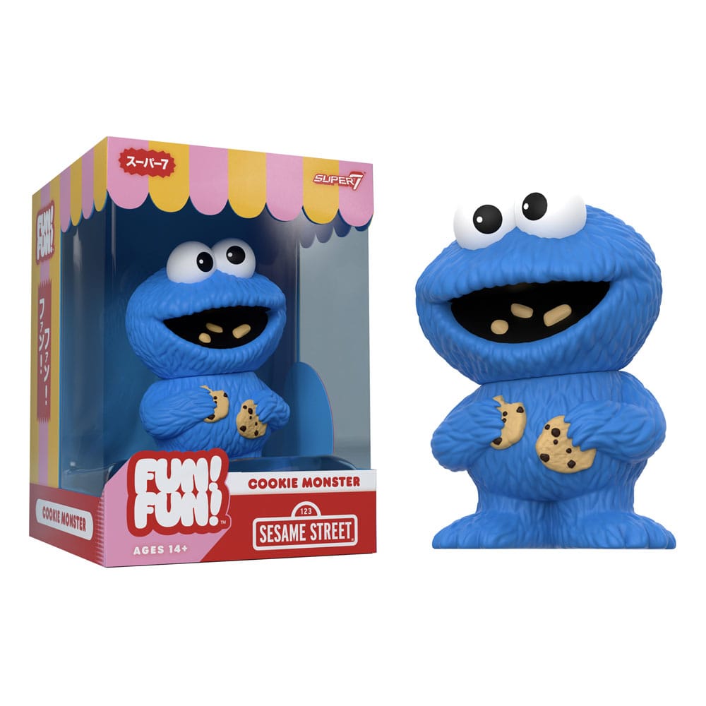 Sesame Street SKOJ! SKOJ! Vinyl Action Figur Vågor 02 Kakan Monster 13 cm Super7
