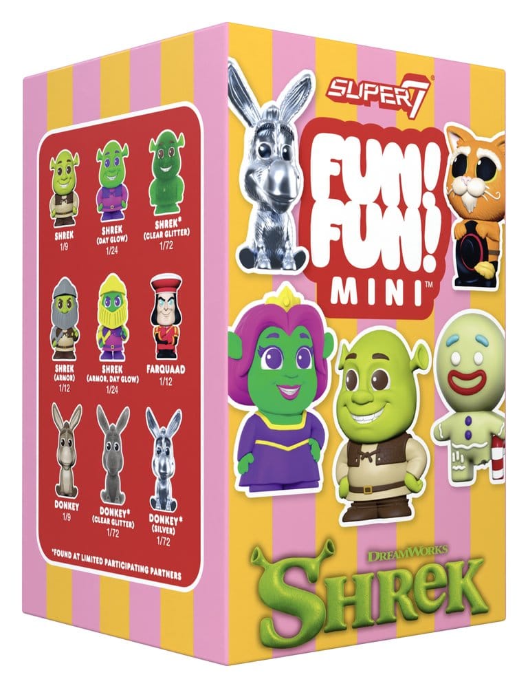 Shrek Roliga! Roliga! Minifigurer Våg 01 Blind Box Display (9)