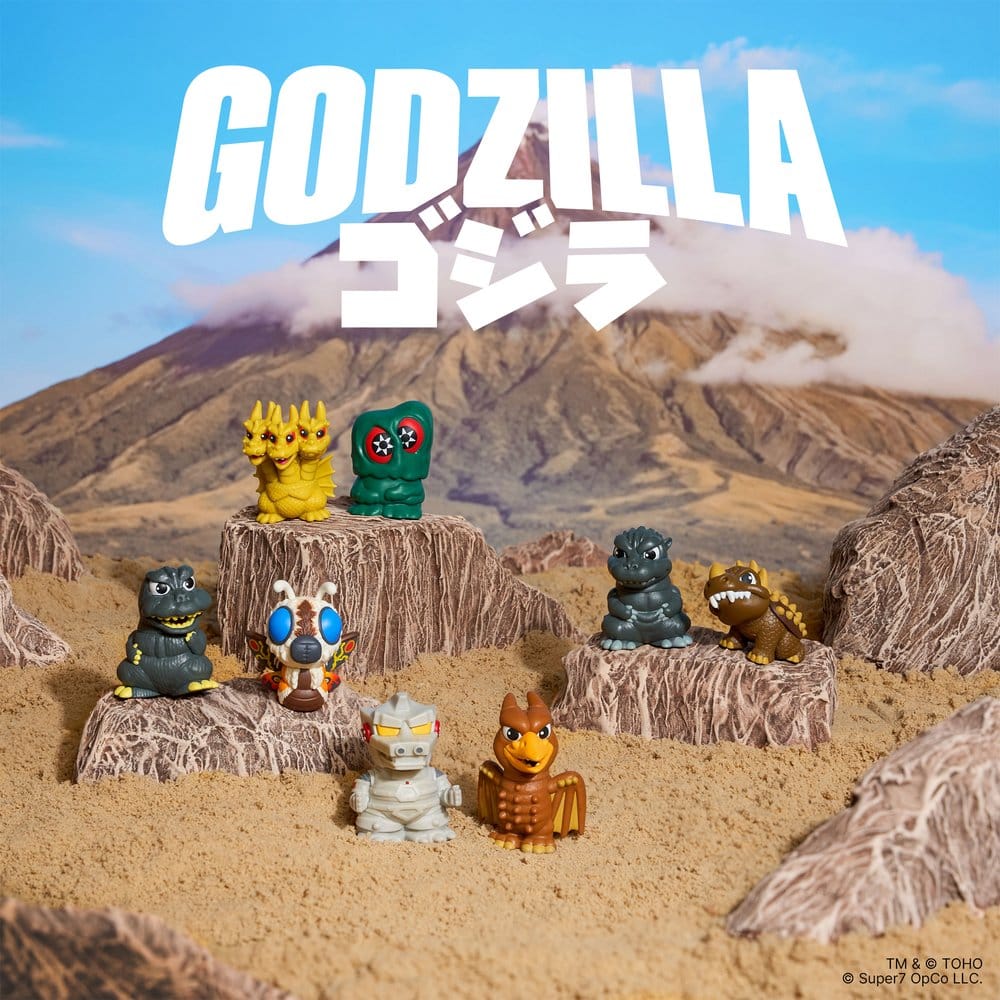 Godzilla Toho Fun! Fun! Mini Figures Wave 01 Blind Box Display (9)
