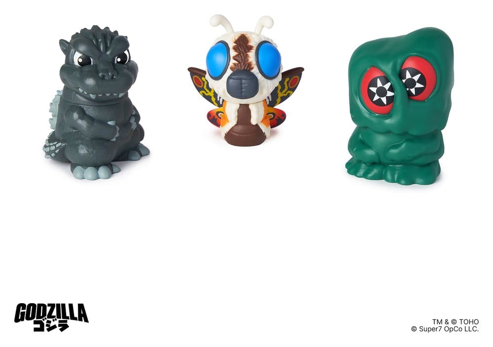 Godzilla Toho Fun! Fun! Mini Figures Wave 01 Blind Box Display (9)