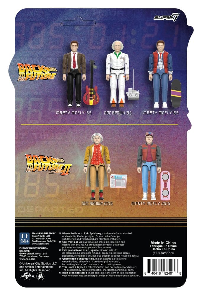 Back to the Future ReAction+ Action Figure Wave 02 Dr. Emmett Brown (2015)