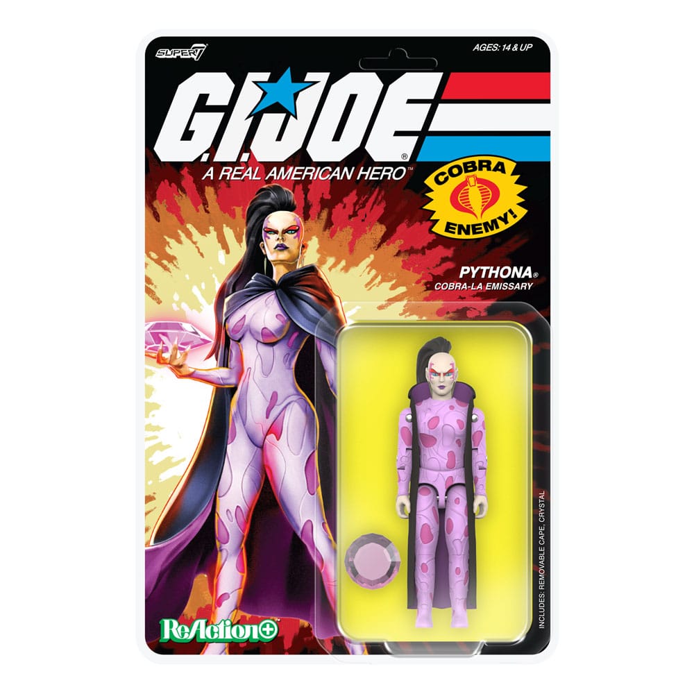GI Joe (Film) ReAction+ Actionfigur Wave 5 Pythona (Film) 10 cm Super7