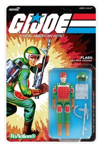 GI Joe ReAction+ Action Figur Wave 07 Flash (Comic) 10 cm