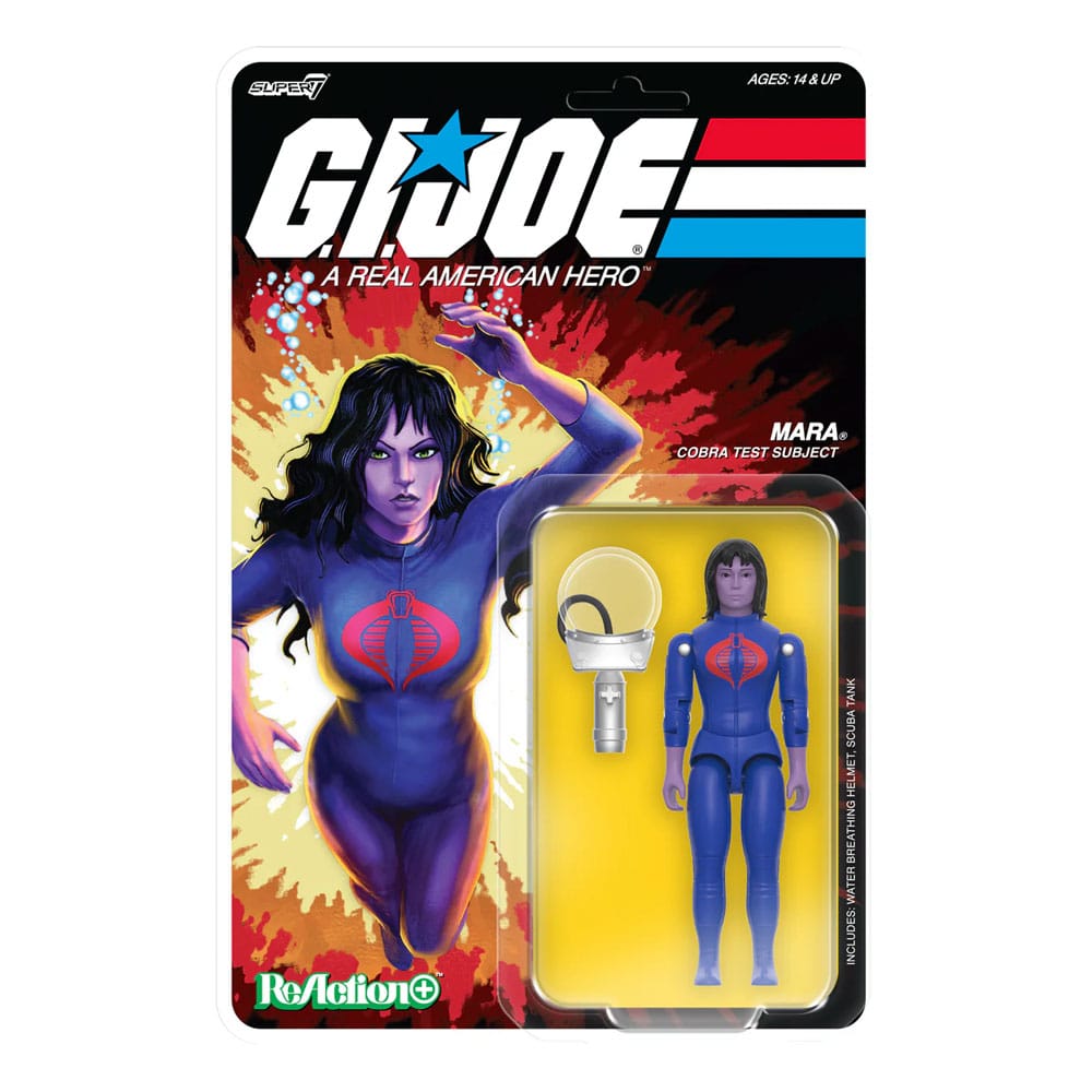 GI Joe ReAction+ Actionfigur Våg 06 Mara 10 cm Super7