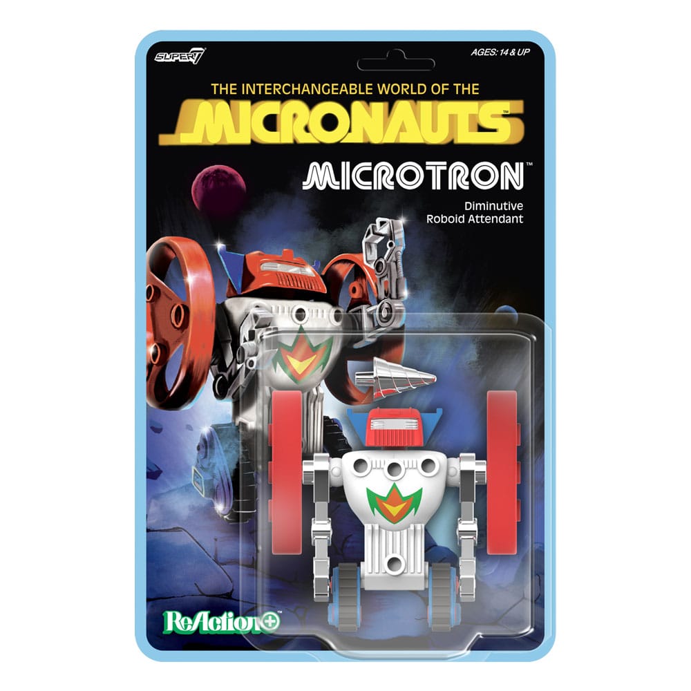 Micronauts ReAction+ Actionfigur Microtron 9 cm Super7