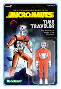 Micronauts ReAction+ Actionfigur Våg 04 Tidsresenär (Translucent Orange)