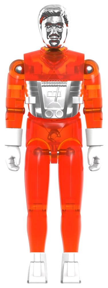 Micronauts ReAction+ Actionfigur Våg 04 Tidsresenär (Translucent Orange)