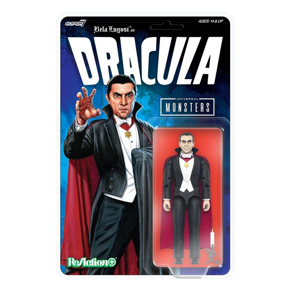 Universal Monsters ReAction+ Actionfigur Våg 1 Dracula 10 cm Super7