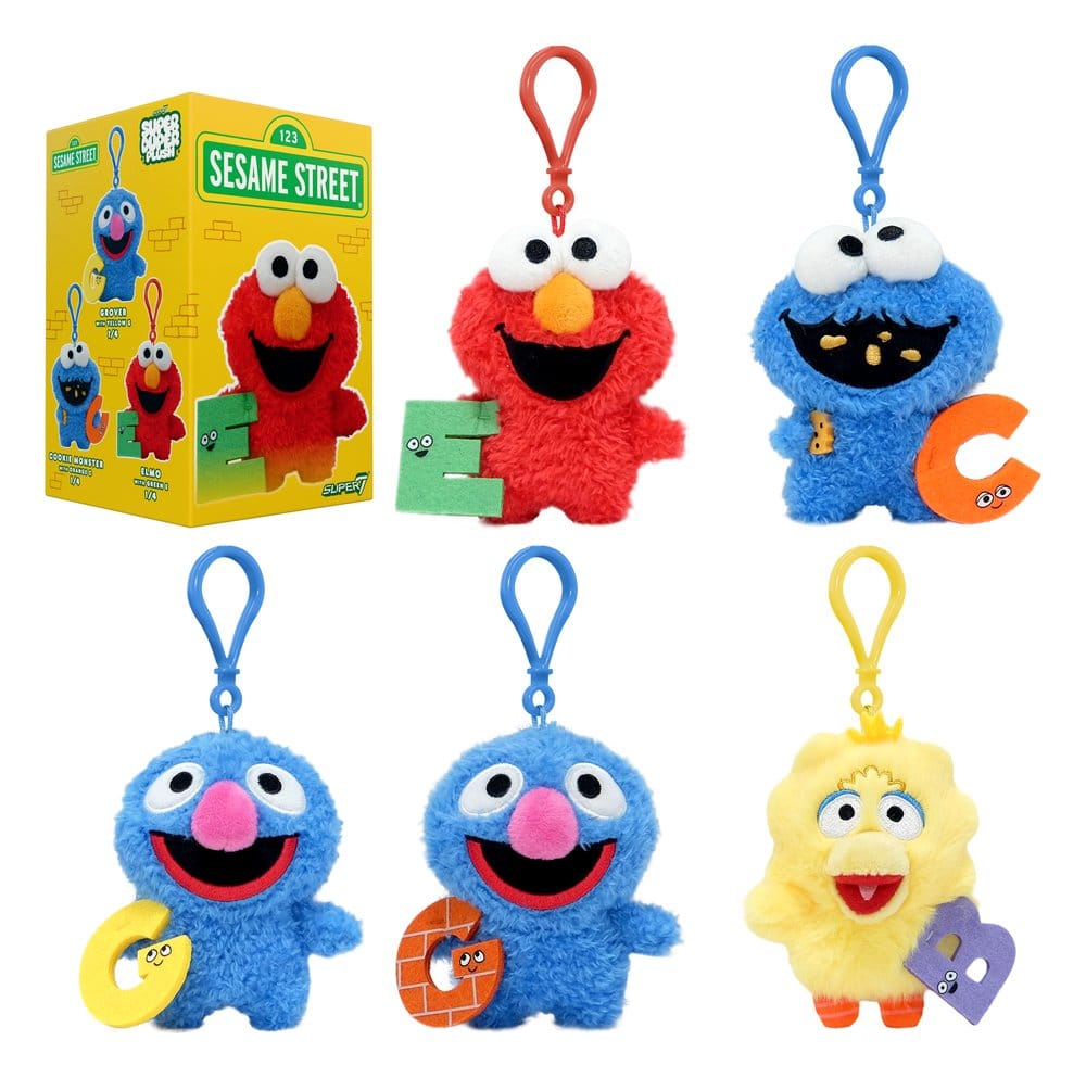Sesame Street Super Duper gosedjur Wave 01 Blind Box Display (12)
