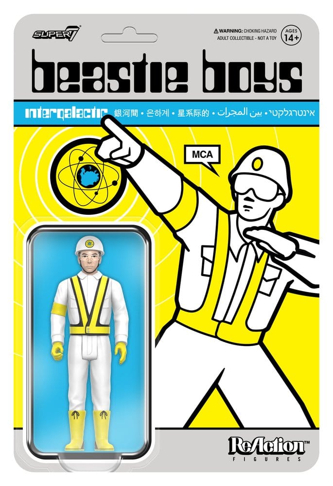 Beastie Boys ReAction Actionfigur Vågen 04 MCA (Intergalactic Crossing Guard)