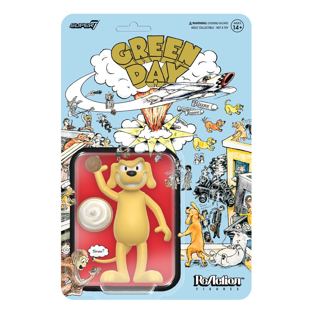Green Day ReAction Actionfigur Dookie Dog 9 cm Super7