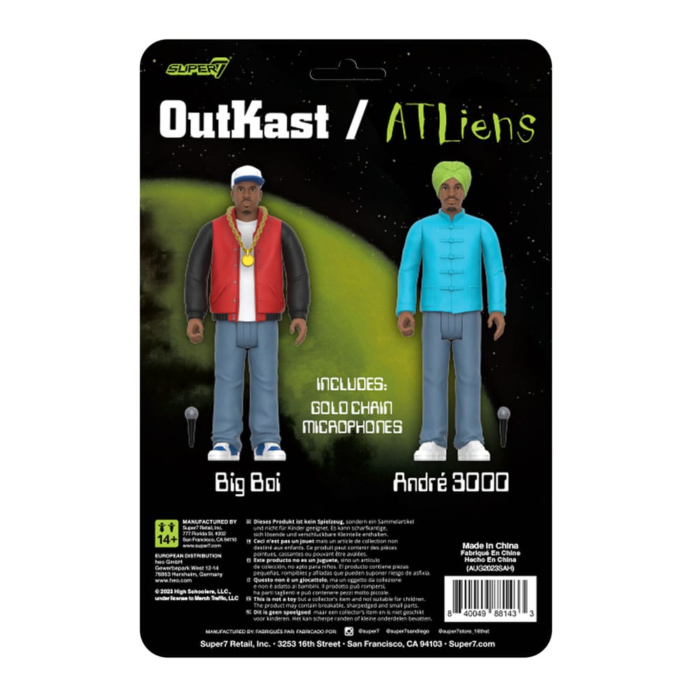 Outkast Toho ReAction Action Figur Wave 01 - OutKast 10 cm Super7
