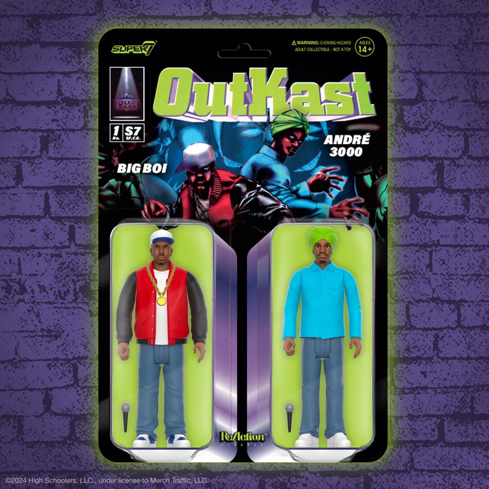 Outkast Toho ReAction Action Figur Wave 01 - OutKast 10 cm Super7