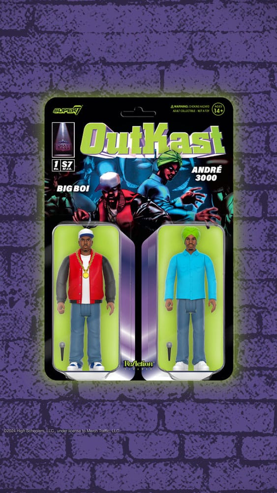 Outkast Toho ReAction Action Figur Wave 01 - OutKast 10 cm Super7