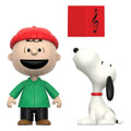 Peanuts ReAction Actionfigur 2-Pack Brown och Snoopy (Sjungande) 10 cm Super7