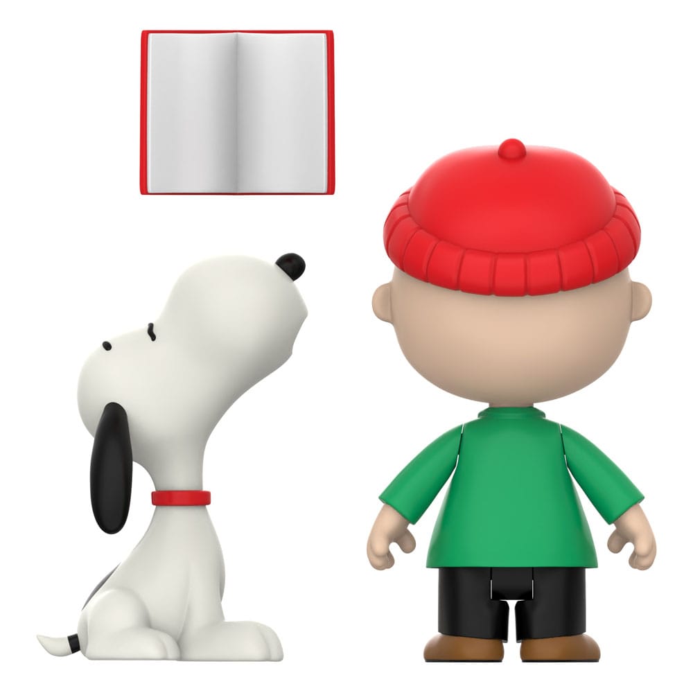 Peanuts ReAction Actionfigur 2-Pack Brown och Snoopy (Sjungande) 10 cm Super7