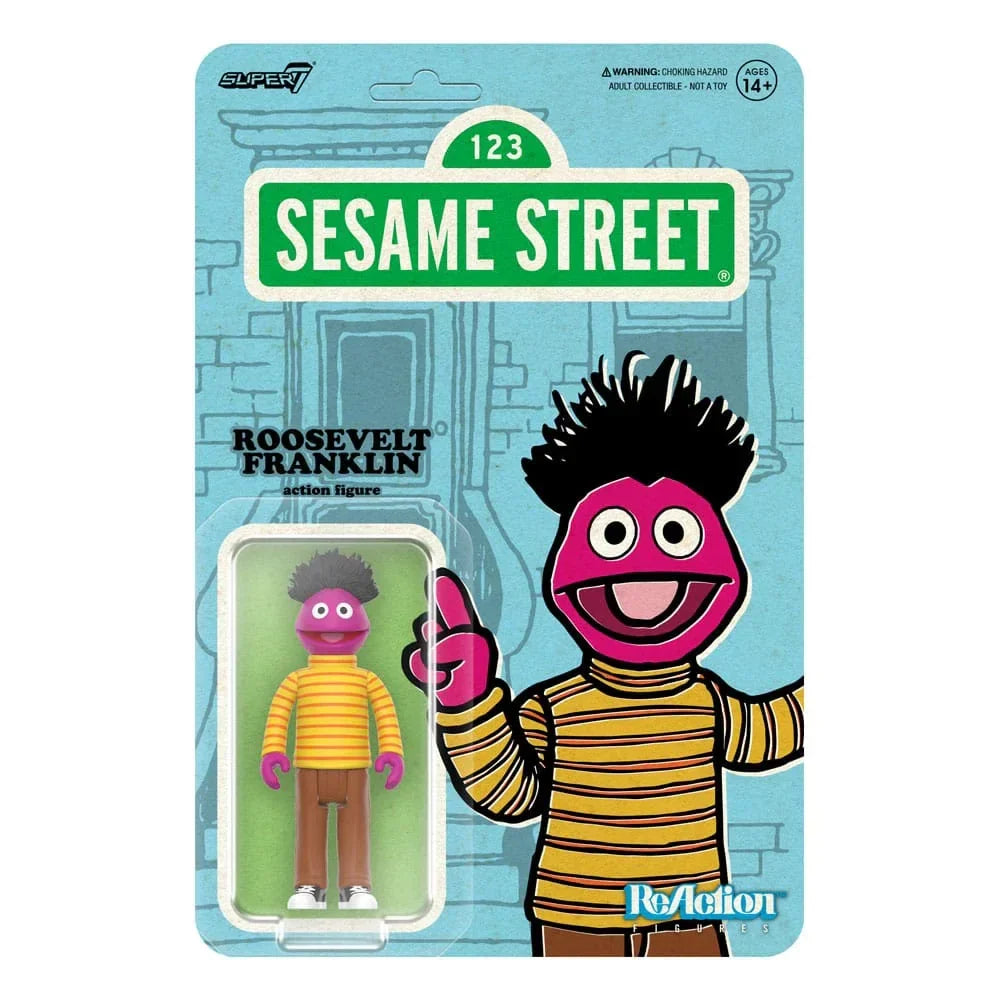 Sesame Street ReAction Action Figur Wave 04 Roosevelt Franklin 10 cm Super7