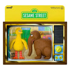 Sesame Street ReAction Figurr 2-Pack: Big Bird och Mr. Snuffleupagus 10 cm Super7