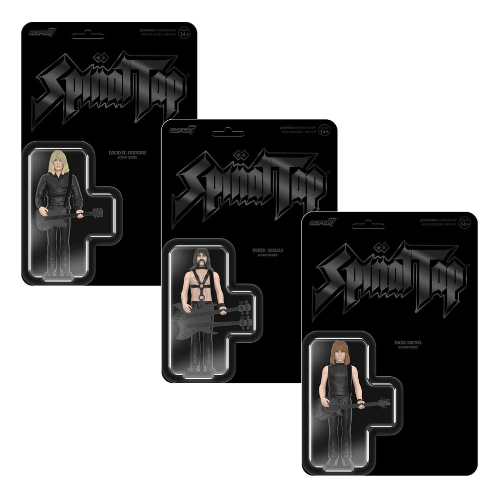 Spinal Tap ReAction Action Figur Wave 02 David St. Hubbins (None More Black) 10 cm Super7