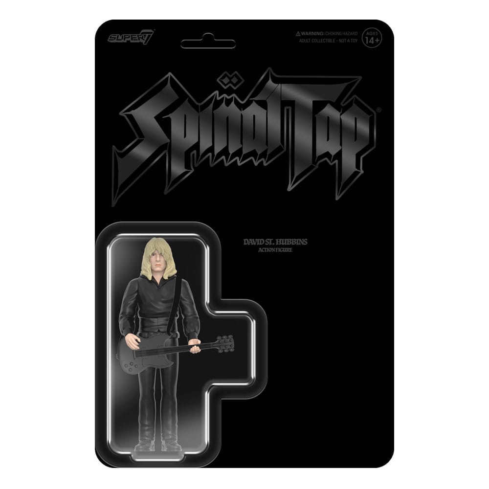 Spinal Tap ReAction Action Figur Wave 02 David St. Hubbins (None More Black) 10 cm Super7