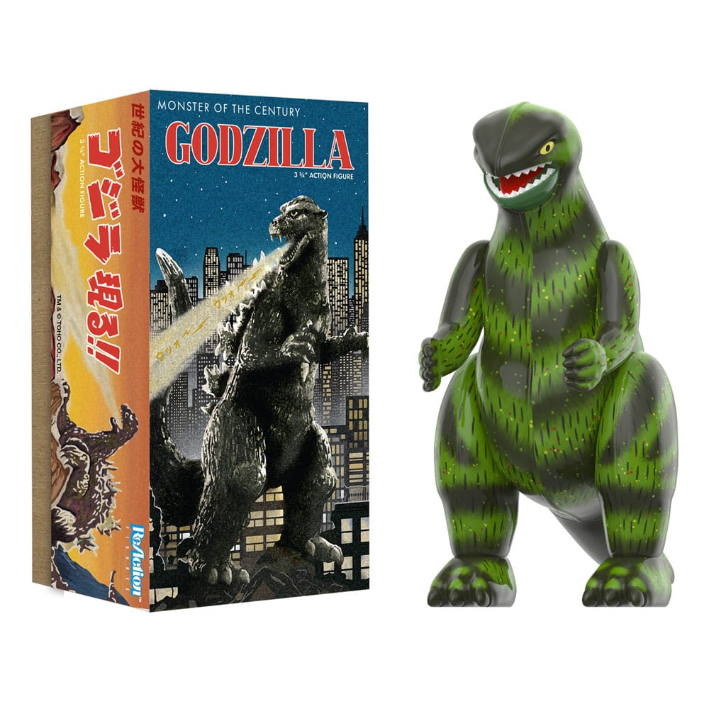 Godzilla Toho ReAction Actionfigur Vågor 01 (Retro Plåt) Godzilla (Marusan Plåt) 10 cm Super7