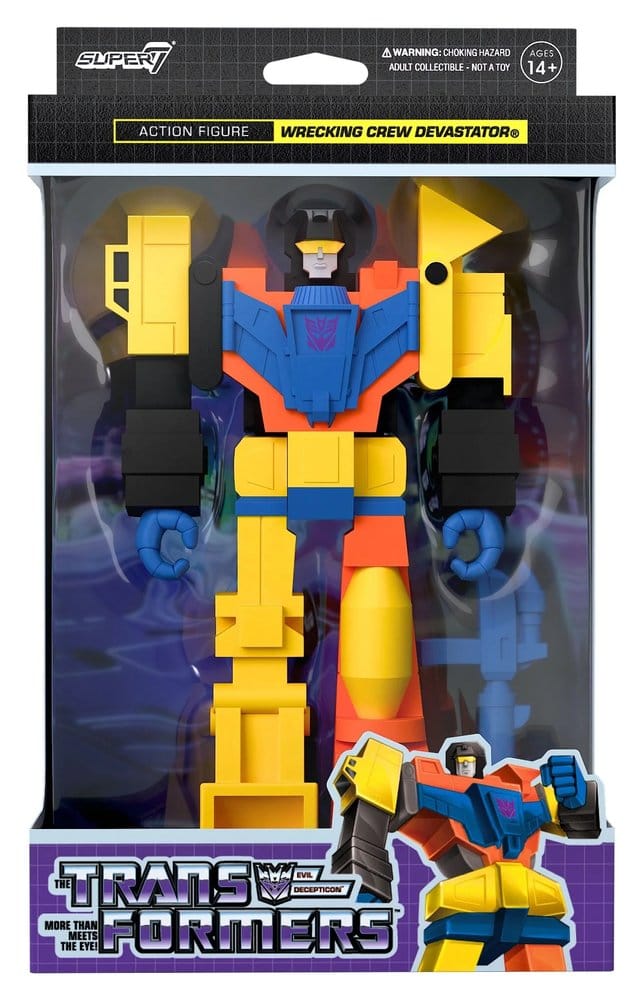 Transformers ReAction Actionfigur Devastator 10 cm